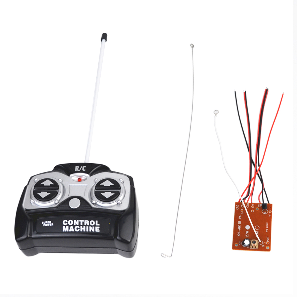 27MHZ Remote Control Circuit Board and Transmitter Accessories DIY Car Vehicle