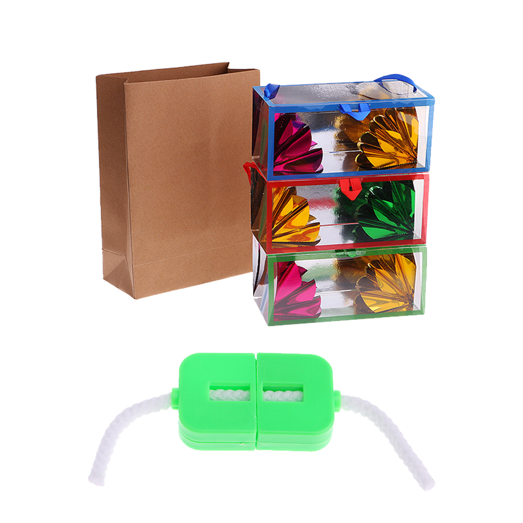 Magic Tricks Fun Broken Rope &&Appearing Flower Box Magician Supplies