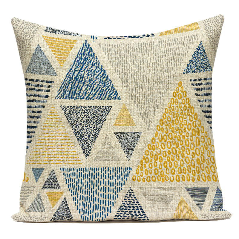 Bohemian Geometry Dekorative Kissen Fall Polyester Sofa Hause Geometrische Kissenbezug für Sofa Hause Wohnzimmer – Detail 11