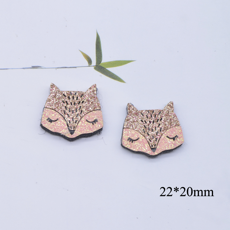 10 Stücke Cartoon Tier Fuchs Katze Leopard Hirsch Applikation für DIY Kleidung Hut Schuhe Dekor Patches Kopfbedeckung Haarspangen Bogen Zubehör – Detail 3