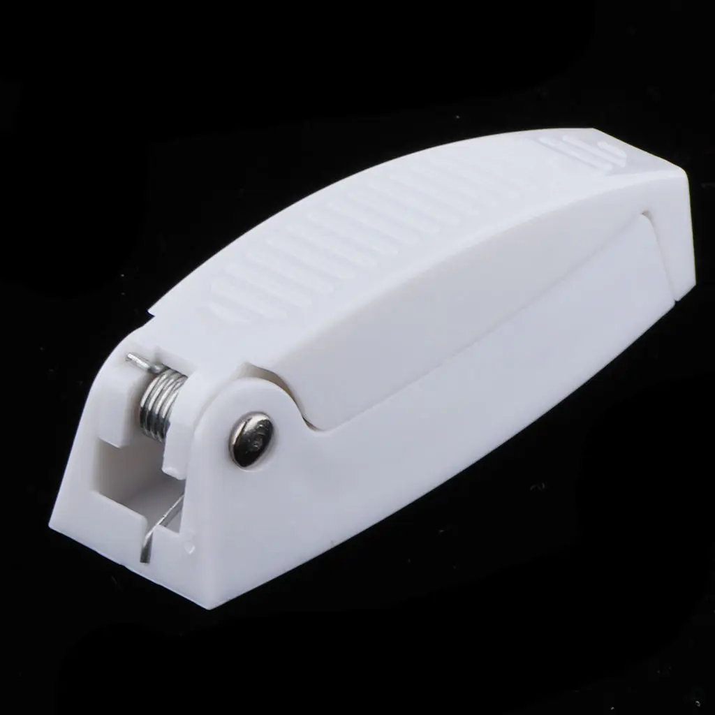 White Rounded Baggage Door Catch Holders for RV Camper Motorhome Trailer Cargo with Mounting Hardware, Easy Installation