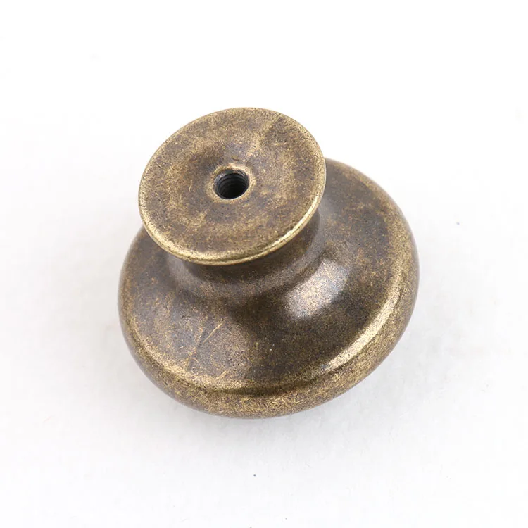 1 X Antique Brass Cabinet Drawer Cupboard Pull Handle Knob Hardware Number Print