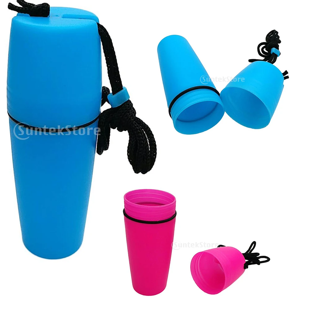 Scuba Diving Kayak Waterproof Dry Container Bottle Capsule Holder Storage Waterproof Container Bottle for Water Sports