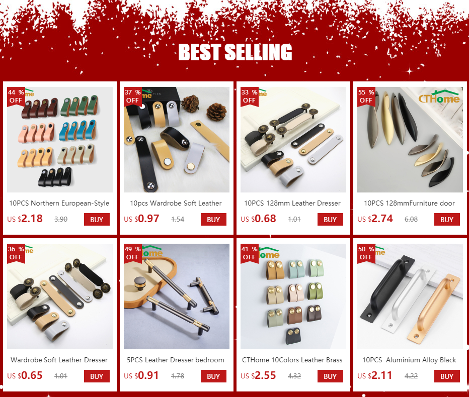 High Quality Wood Handles for Drawer,Bedroom Wardrobe Bedside Cabinet Pull Furniture Door Smooth Knob Cupboard Desk