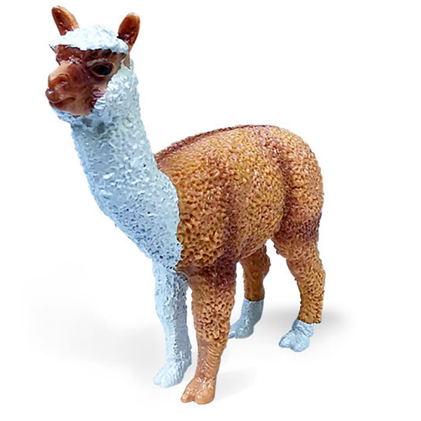 4x Alpaca Figures Plastic Animal Model Playset Home Decors Party Favors Gift