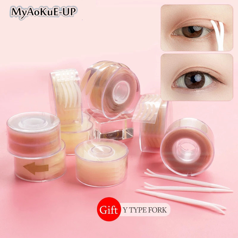 Best of 600pcs / Box Double Eyelid Tape Eye Lift Tape Clear Beige Beauty Tool Makeup Tapes Eyes Bigger Invisible Stickers For Eyelids Reviews & Tips