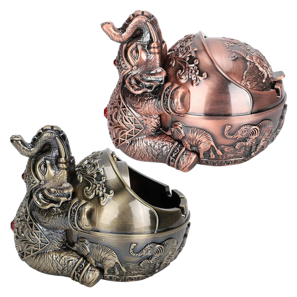 Ash Tray with Lid Creative Ashtray Indoor&Outdoor Crafts Home Decoration