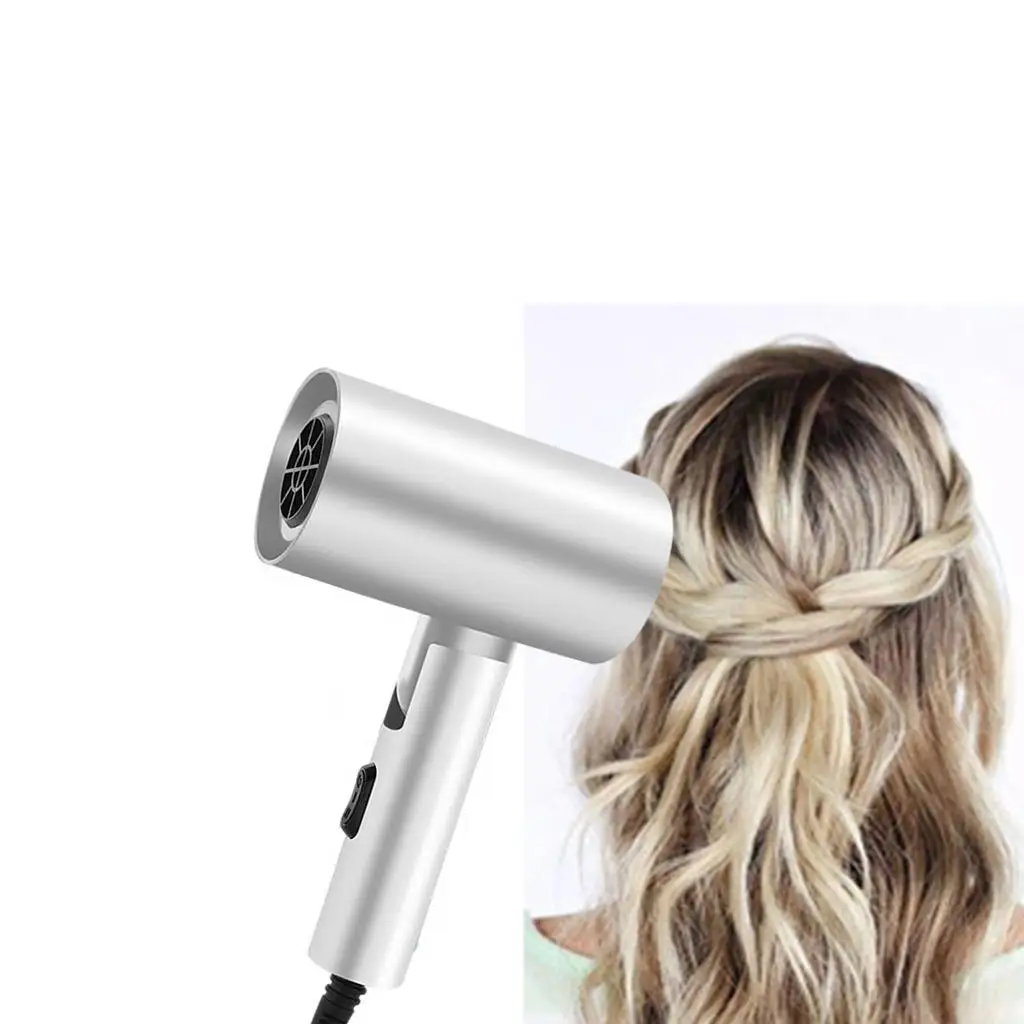 Foldable Hair Dryer 3 Gears Quick Dry Powerful Blow Dryer Hair Care Hot/Cold Air Hairdryer for Salon Home Travel