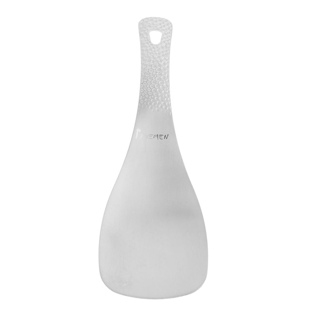 Camping Titanium Meal Spoon Cooking Rice Shovel Home Kitchen Utensils Paddle Outdoor Tableware
