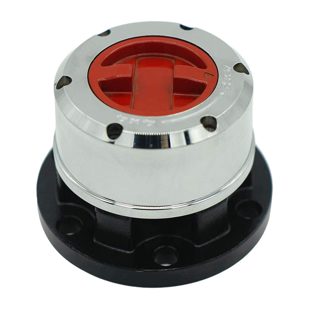 Manual Free Wheeling Hubs Avm410 Red P.C.D. 89.80mm 6 Stud Holes 10 Splines Fit for Jeep Beijing Premium Professional Durable