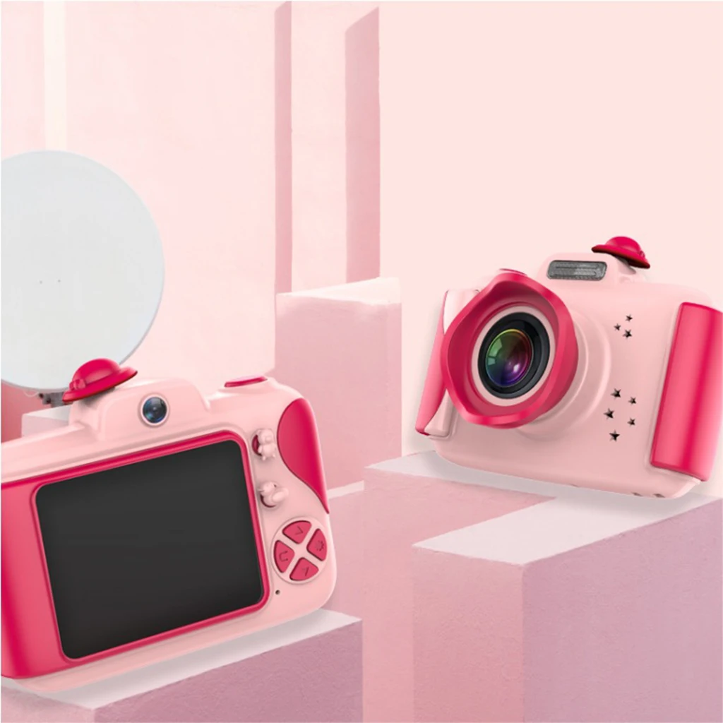 Christmas Birthday Gifts for Girls 3 4 5 6 7 8 9 Year Old Portable HD Digital Video Cameras for Toddlers Tecjoe Kids Camera 32GB SD Card in Equipment 