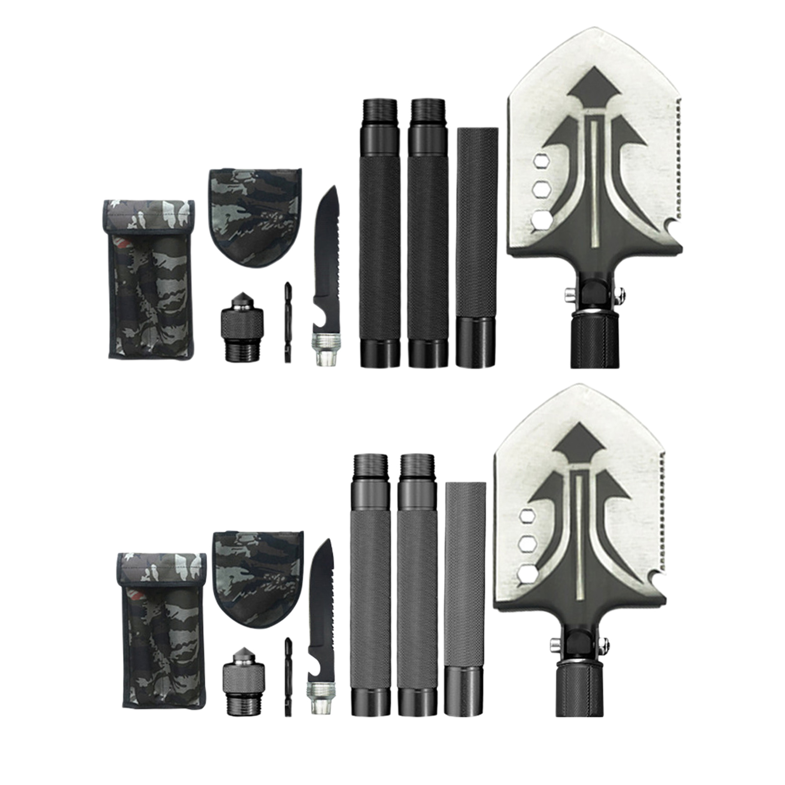 Tactical Camping Multifunction Snow Shovel Outdoor Survival Folding ToolS