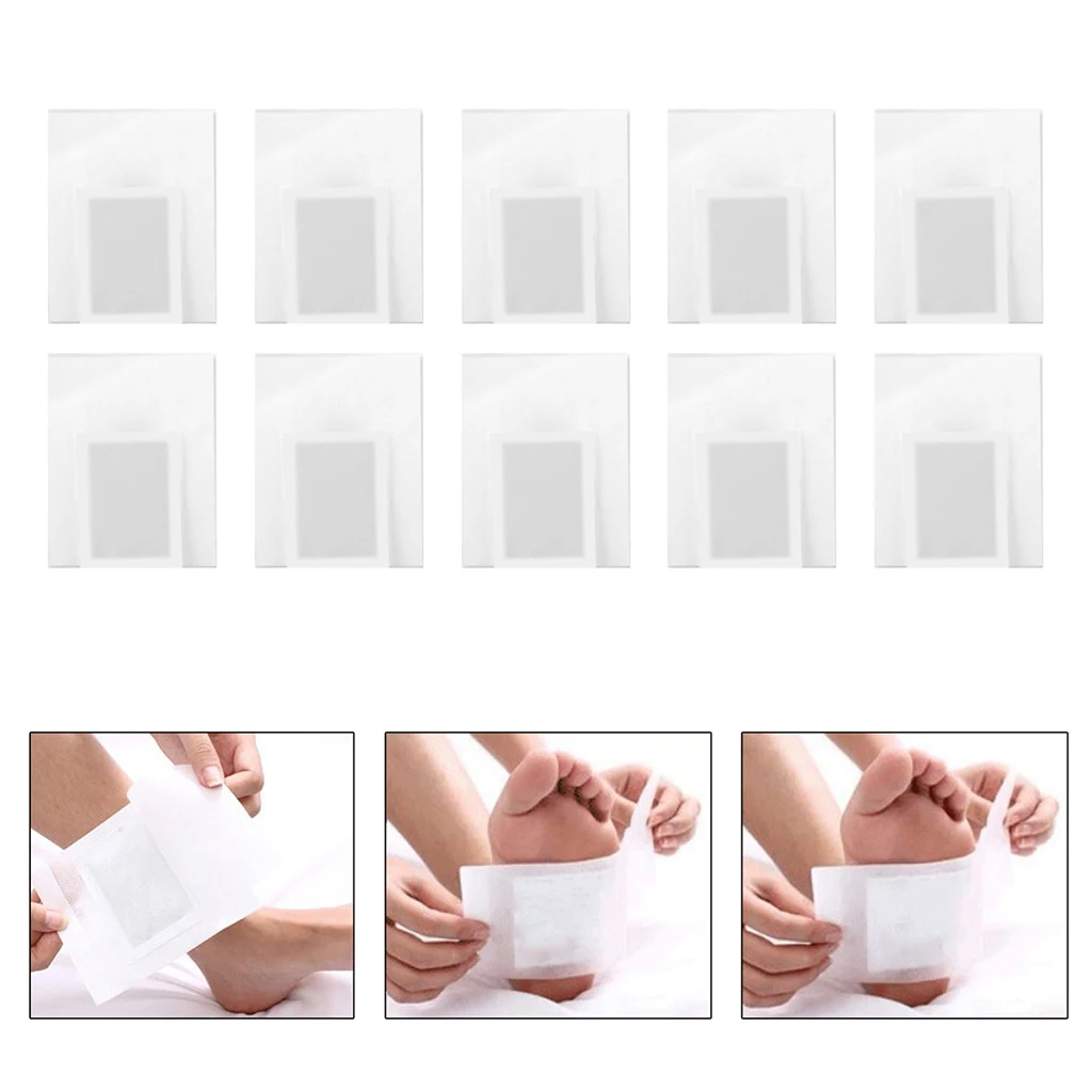 10 PIECES Foot Mat Feet Adhesive Patch Sheet Natural Ingredients