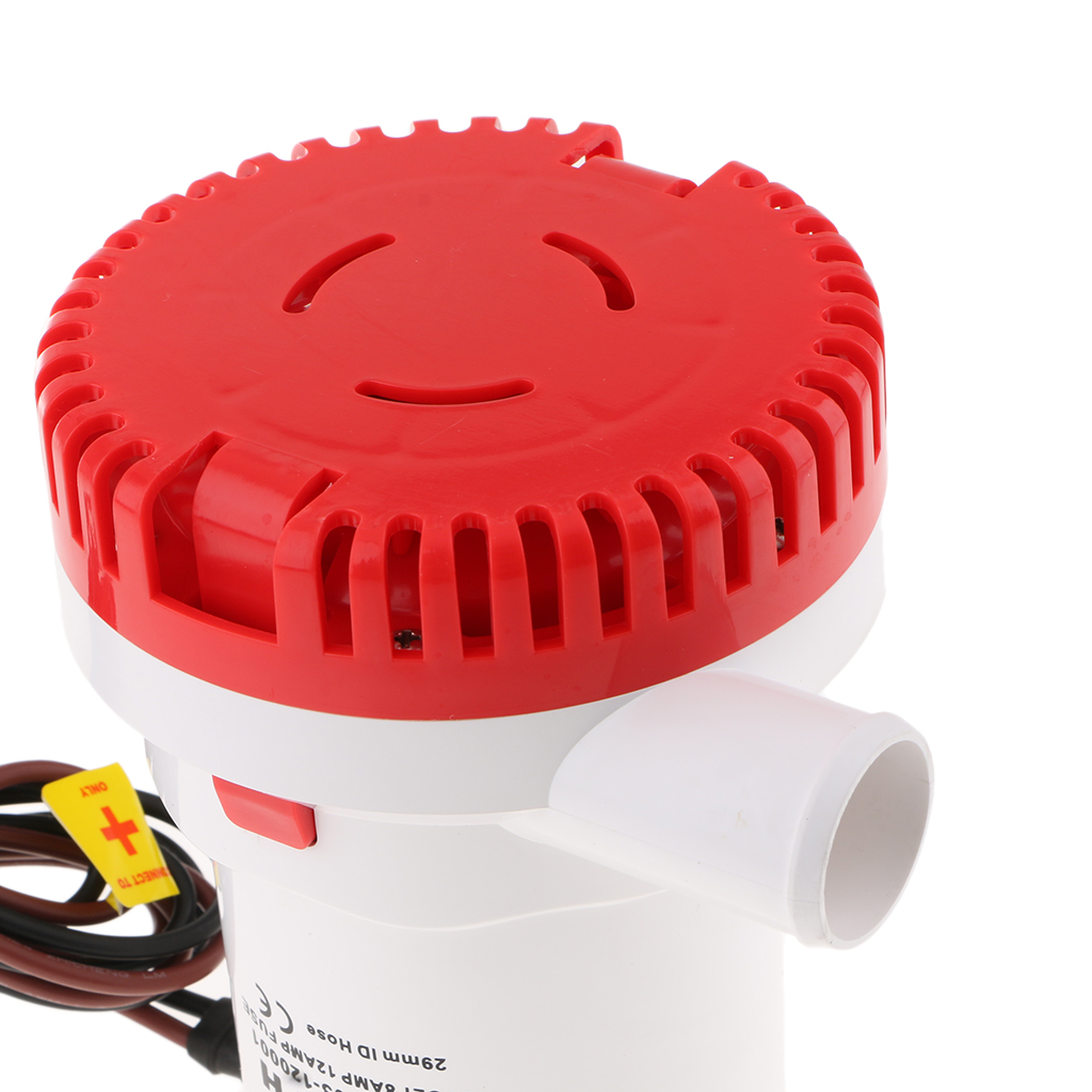 1 Piece Bilge Pump Electric Bilge Pump for Fishing Boats, Cruisers,