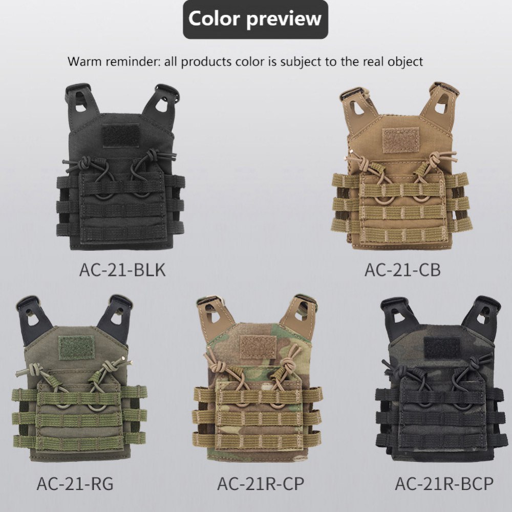 Mini Tactical Beer Bottle Vest Cover, Miniatura