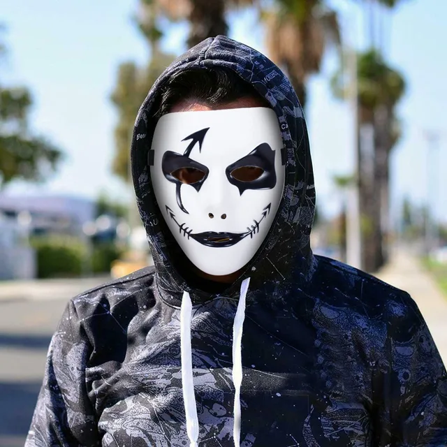 Paquete de 4 máscaras de hacker V para vendetta para disfraz de Halloween,  cosplay, máscaras de fiesta