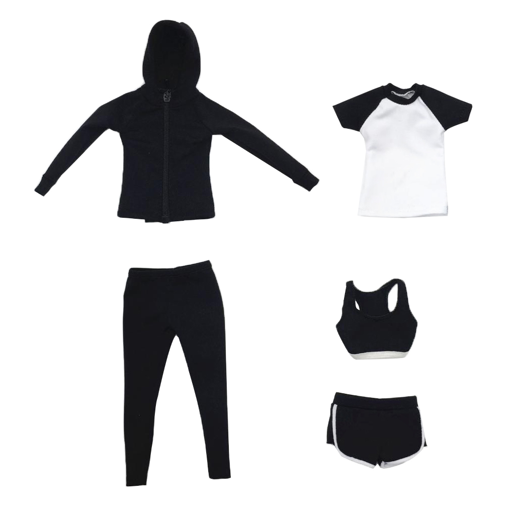 1/6 Female Sports Suit Set Clothes For 12'' Phicen/Kumik/CY Girls Figure Toy