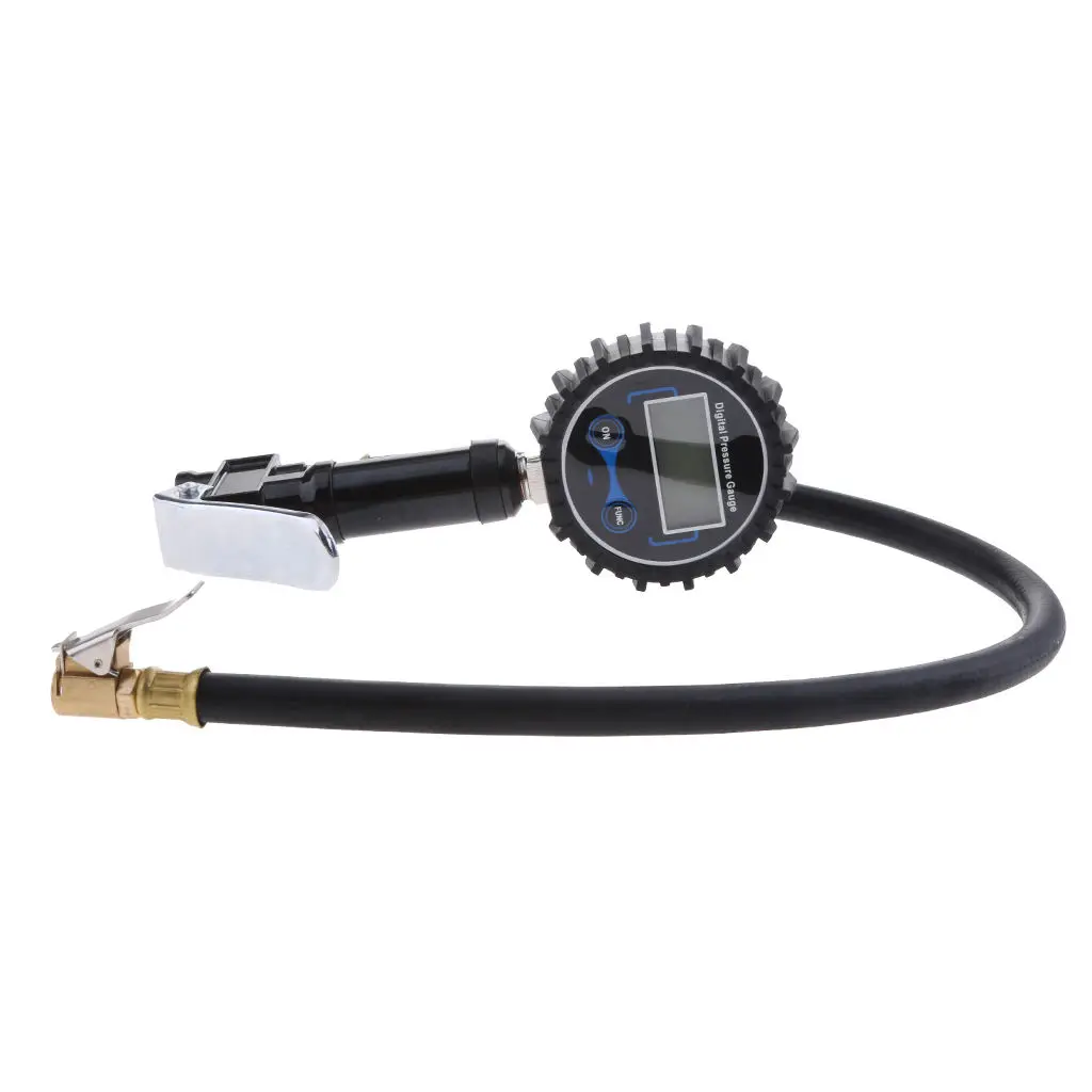 0-200PSI Digital Tyre Tire Air Pressure Gauge LCD Manometer Motorcycle #2