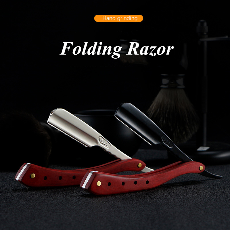 Best of Color Wood Handle Zinc Alloy Feather Folding Razor Shaver Holder Manual Beard Haircut Razor For Men G0718 Reviews & Tips