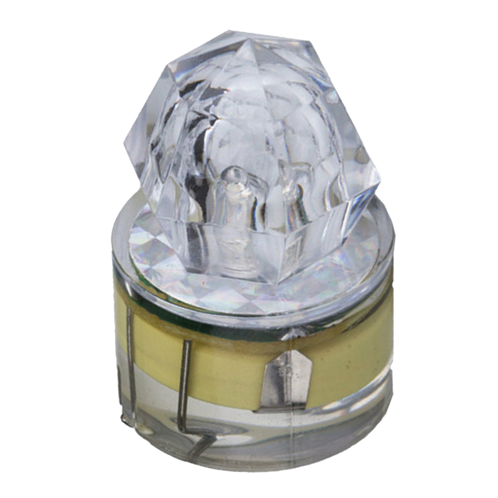 Fishing Lure Light Deep Drop Underwater Squid Strobe Water-Triggered Design Highly Sealed Diamond Flashing LED Fish Tank Decor