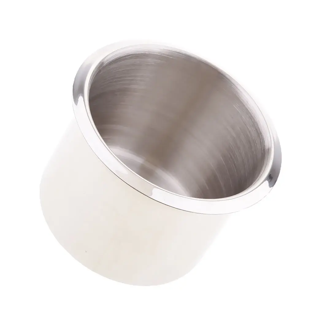 Stainless Steel Recessed Cup Drink Holder For Marine Boat RV Camper rust proof and corrosion protection Smooth surface