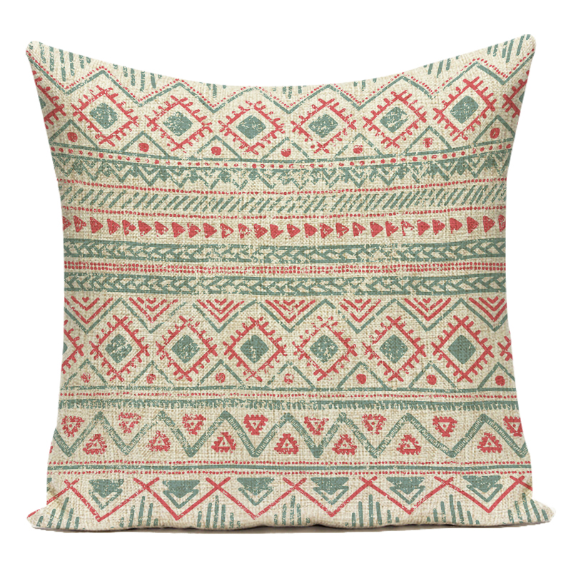 Bohemian Geometry Dekorative Kissen Fall Polyester Sofa Hause Geometrische Kissenbezug für Sofa Hause Wohnzimmer – Detail 10