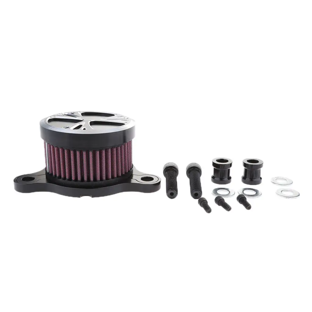  Intake Filter System Kit For Harley  XL883 1200 04-18