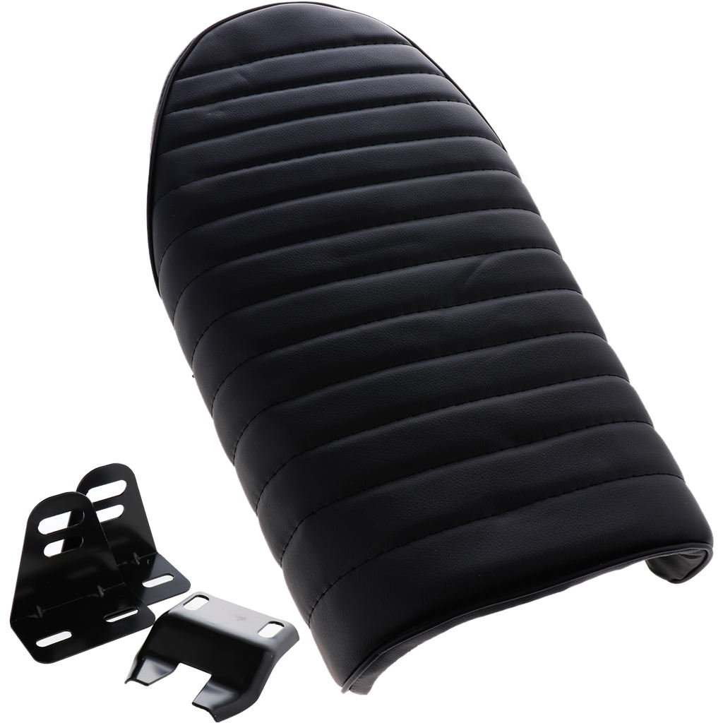Waterproof Flat Brat Universal Cafe Racer Seat Vintage Saddle For HONDA CG125 with Mounting Accessories