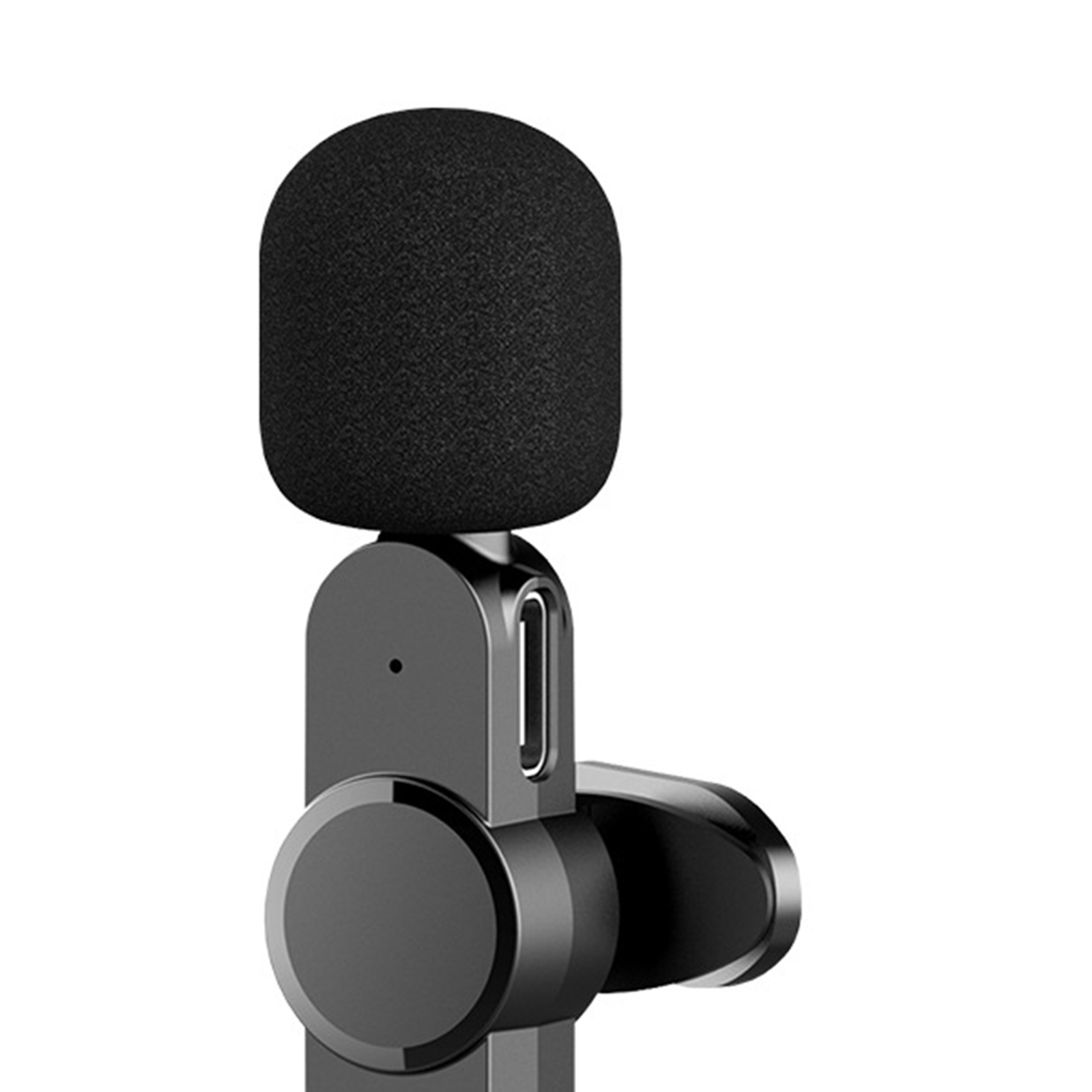 USB Type C Broadcast Lavalier Microphone Wireless Recording Mic Battery-Free