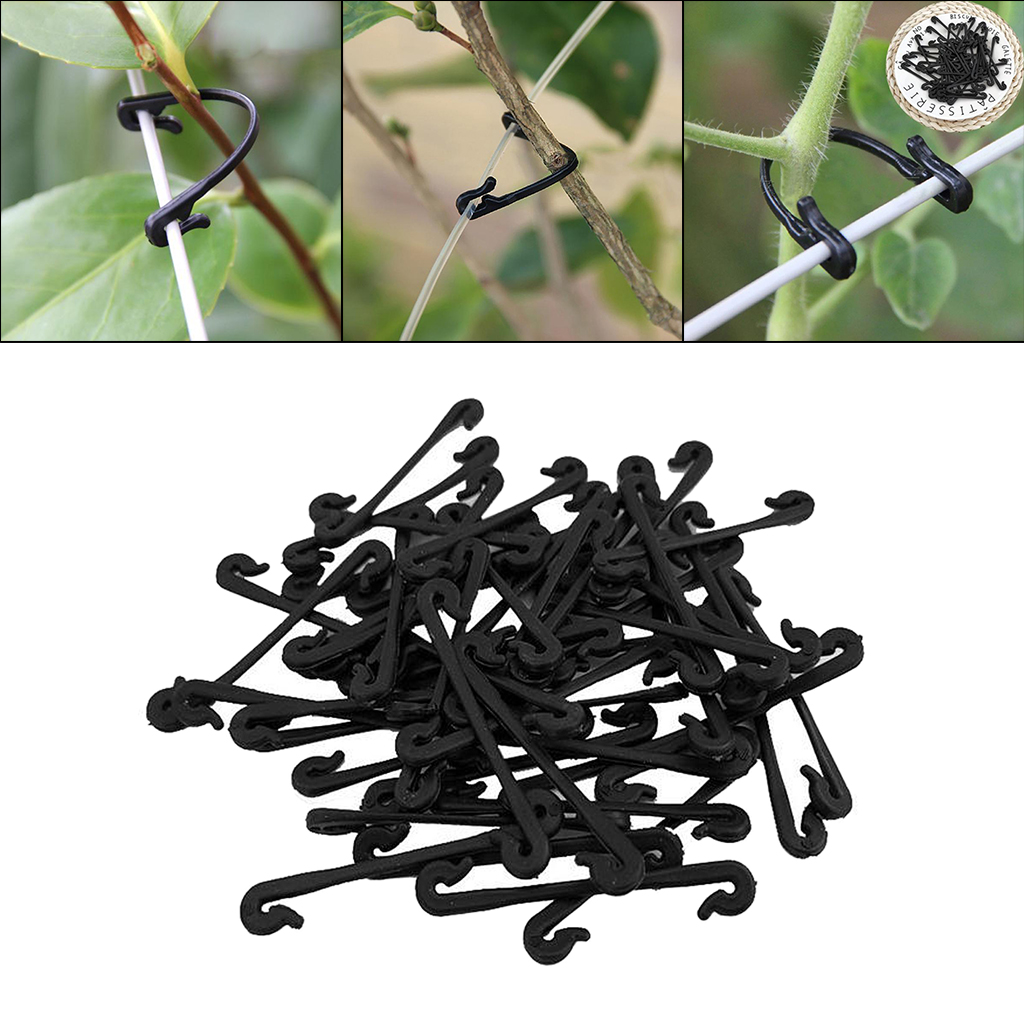 200x 6cm Vines Fastener Clips Buckle Grape Tomato Vine Clips