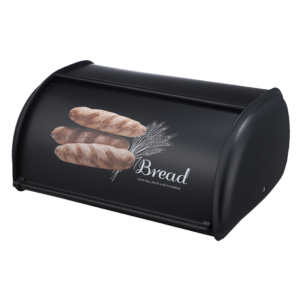 Vintage Storage Box Large Capacity Stainless Steel Bread Box Holder Bin Container Kitchen Storage Organizer