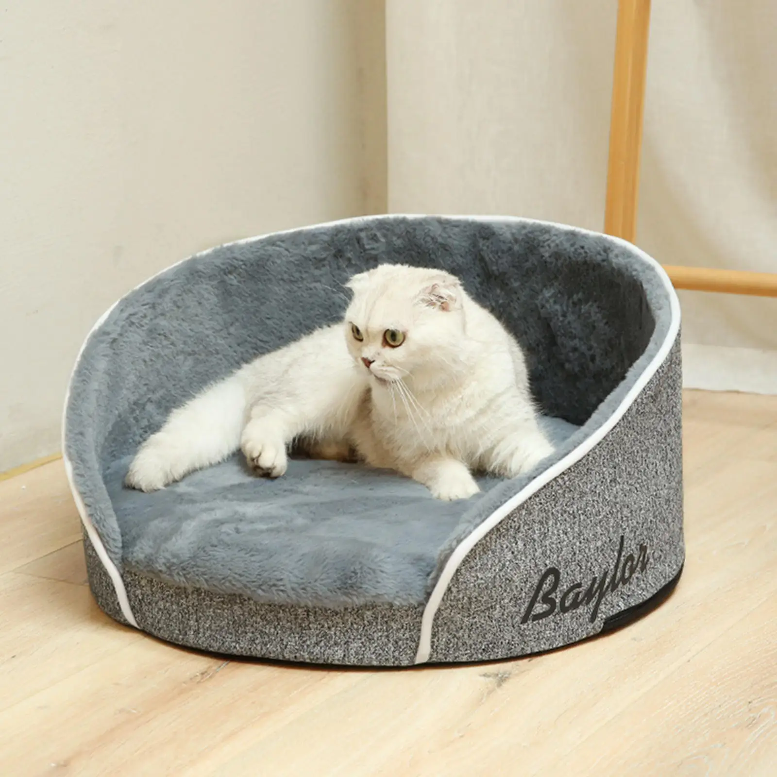 Removable Cover Cat Nest Indoor Cats Pet Kennel for All Breeds Round Soft Sofa Dog Bed