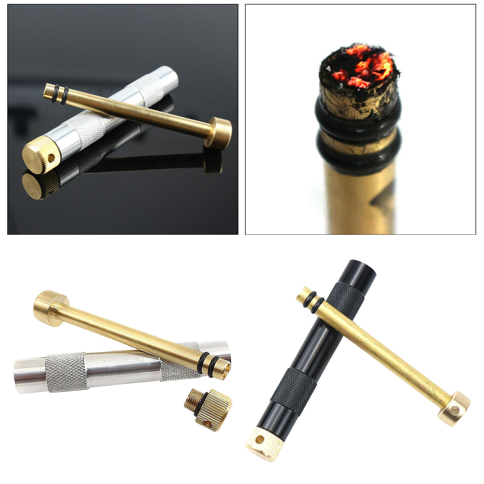 Outdoor Emergency Metal Fire Piston Camping Hunting Survival Tool