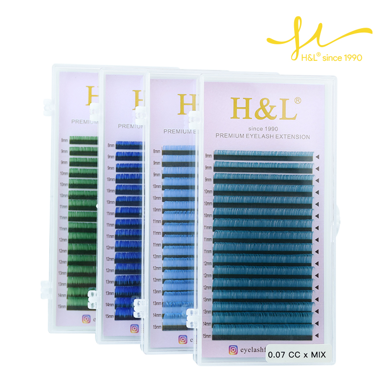 Best of H&amp;L New C / D / CC Curl 0.07 Mm Mix Length False Lashes Eyelash Individual Colored Lashes Faux Eyelash Extensions Reviews & Tips