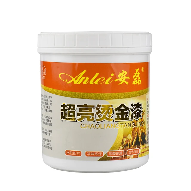Gold Paint for Wood, All Surfaces, Metal Statue Coloring, Oily,  Water-based, Environmentally Friendly and Non-toxic