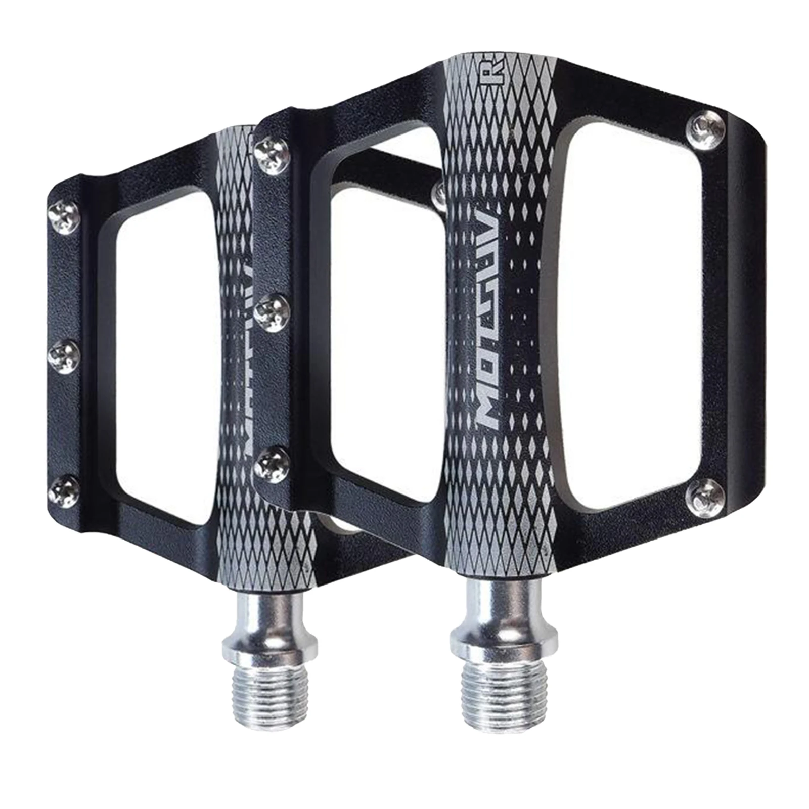 Durable Mountain Bicycle Pedals, Flat Pedal, 9/16 Inch Outdoor Cycling Folding Road Bike Pedals