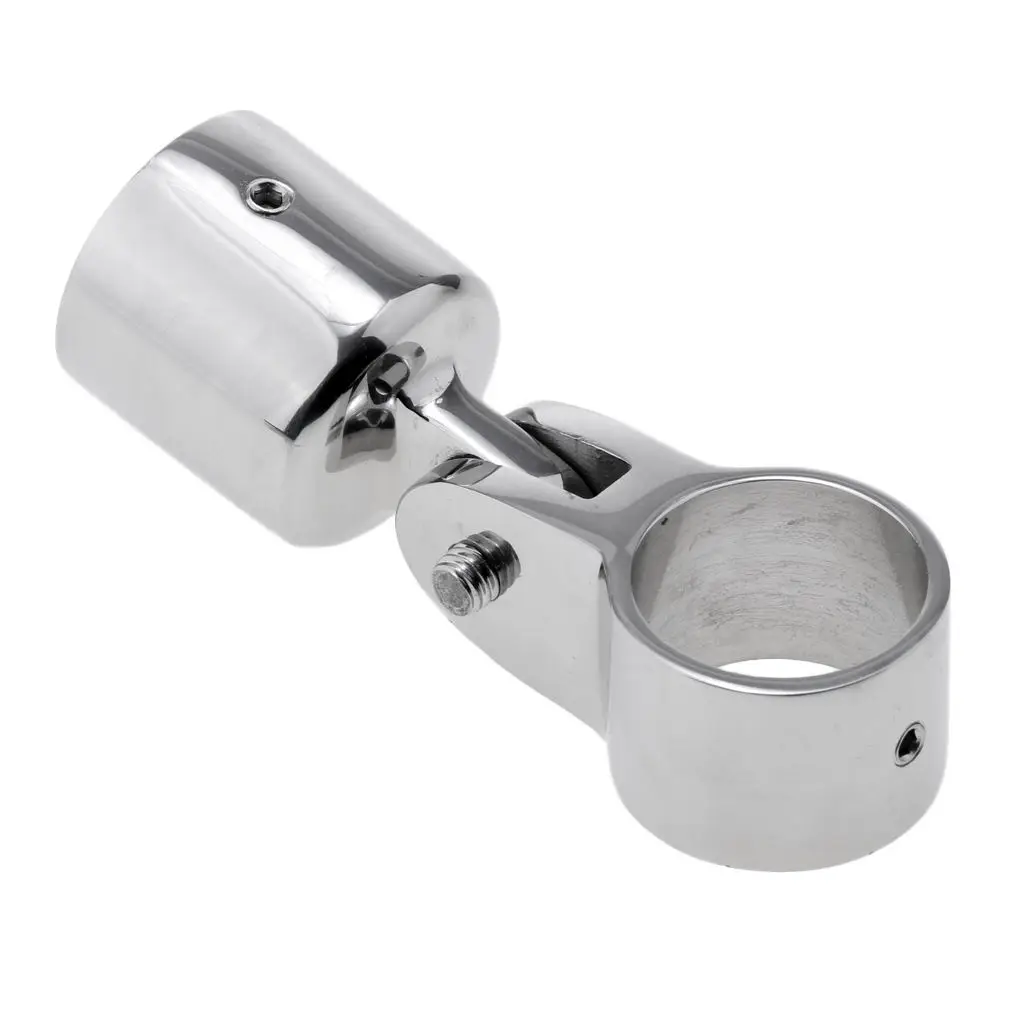 Marine Boat Awning Hand Rail Fitting 1.3 Inch (32mm) Elbow, 316 Stainless Steel Deck Hardware