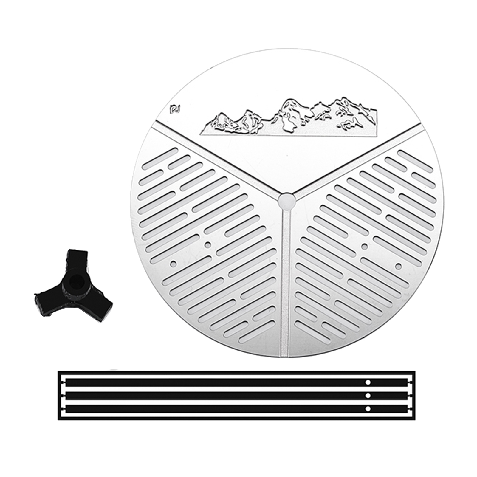 Metal Spare Tyre Mount Holder Bracket Rack for TRX4 TRX6 1:10 Scale RC Car Model DIY Parts