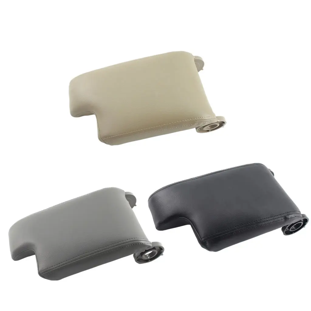 Armrest Car Interior Storage Cover, Central Leather Console Running Box Cover for  320i, M3, E46 99-04,