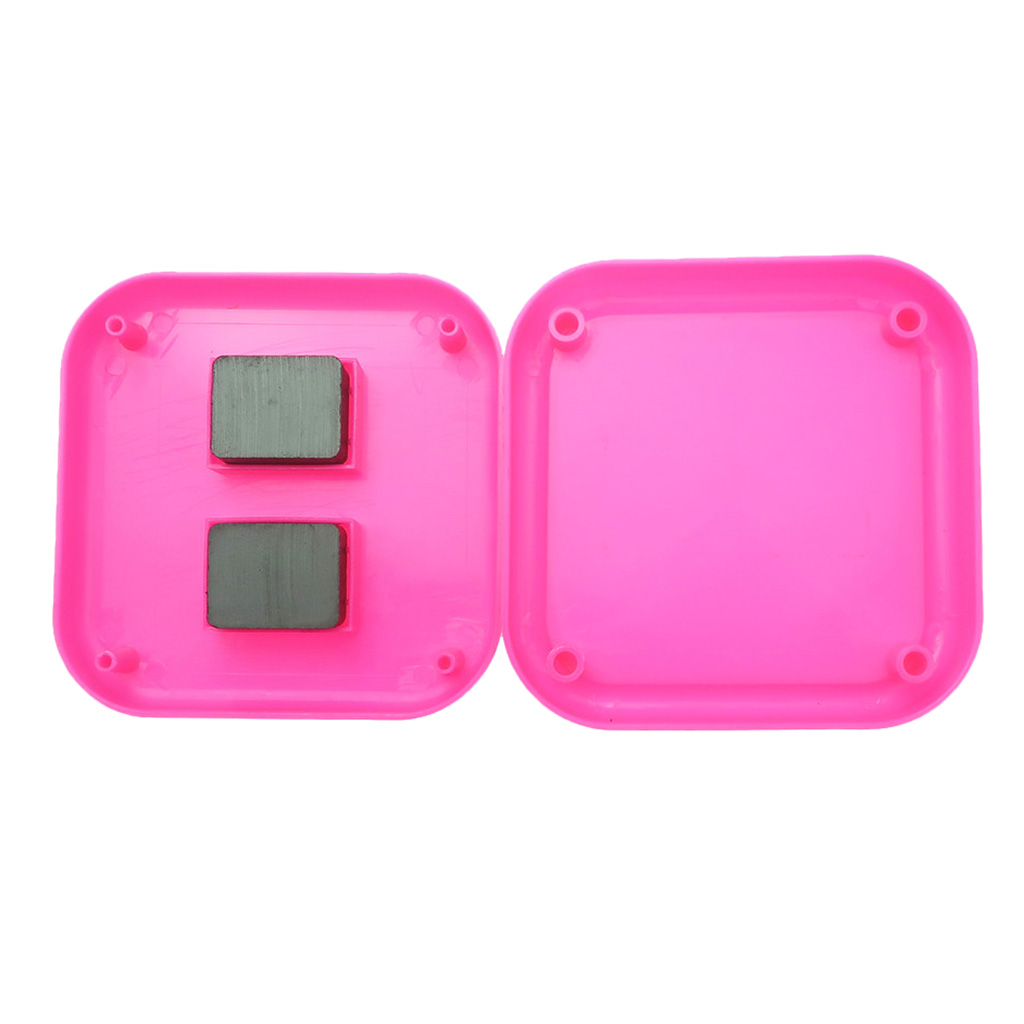 8.5cm Square Magnetic Pin Cushion Pincushion Sewing Needles Holder Organizer for Crochet Hooks Paper Clips Nails Screws Storage