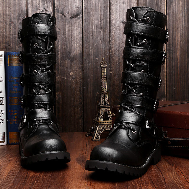 【m.l 2025.8.7】COS LEATHER BIKER BOOTS COS Leather Biker Boots | endource