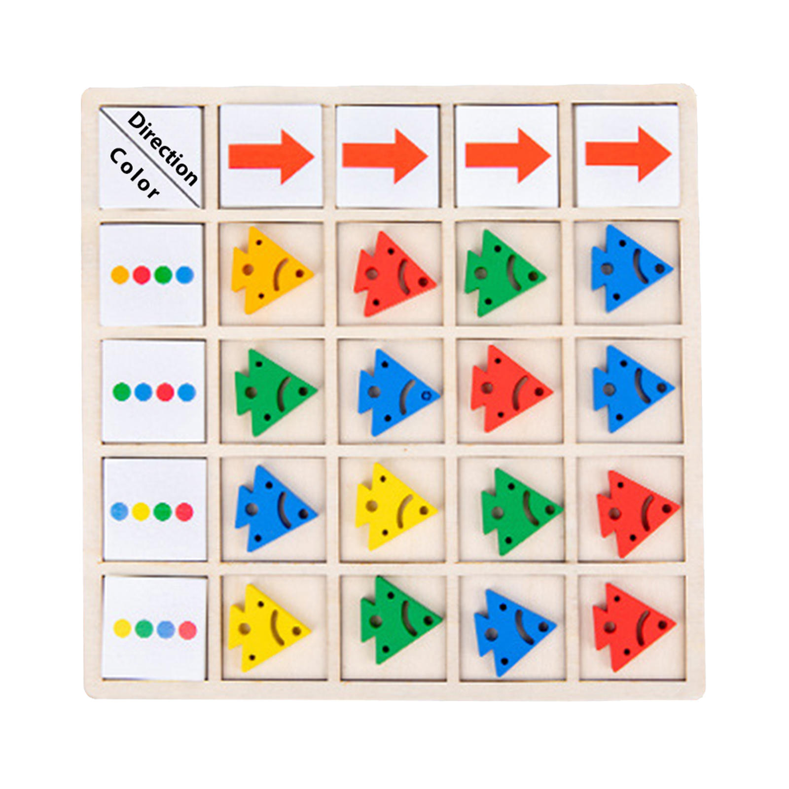 Puzzle Sensory Board, Logical Thinking Teaching Aids Recognition Matching Game, Babies