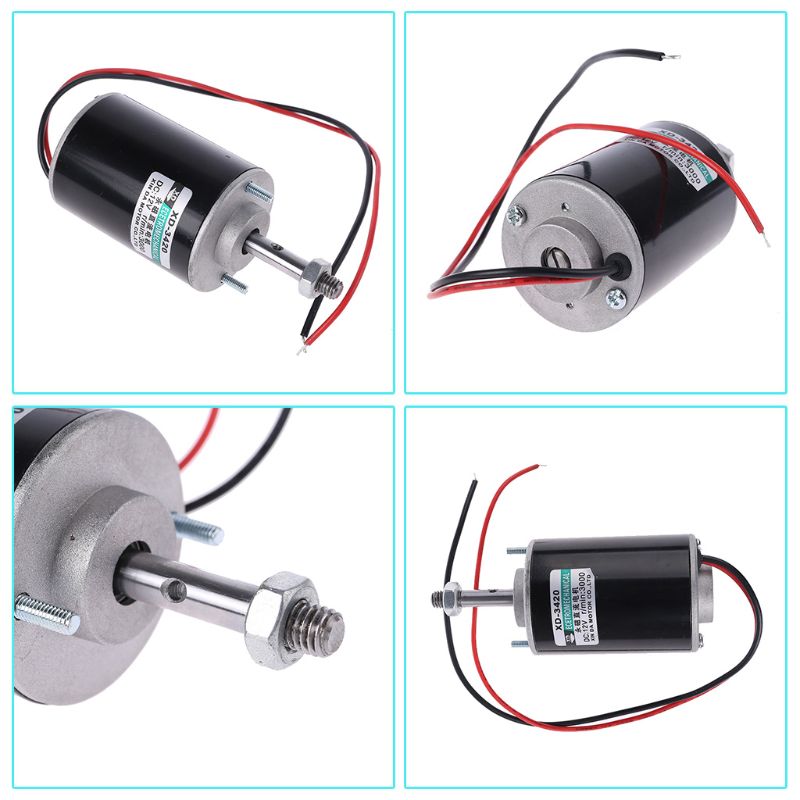 Motor de Alta Ccw para Faça Permanente Ímã Elétrico dc Velocidade cw Você Mesmo Gerador 649e 12 - 24v 30w 18 12 24v 30w permanente ímã elétrico dc