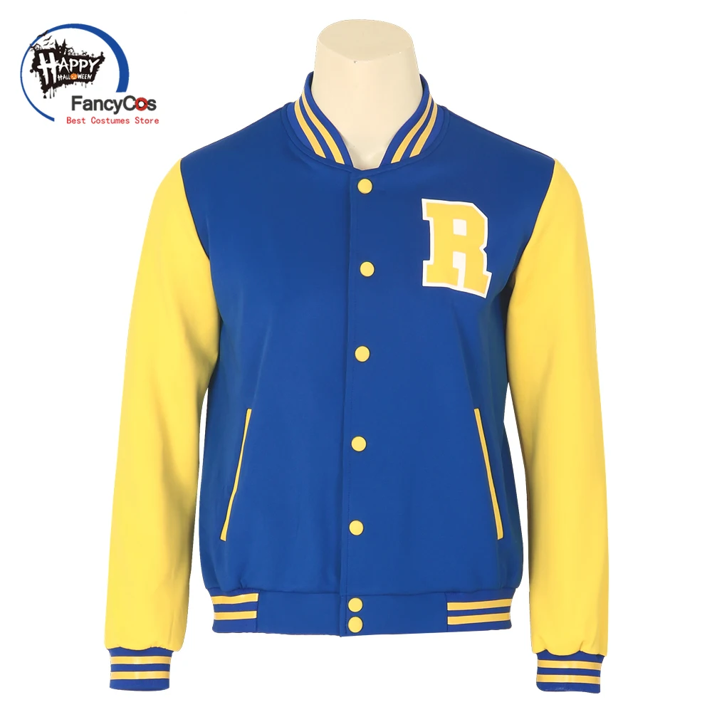 Andrews Riverdale Varsity Bomber R Letterman Summer Blue Jacket Hoodie Sweater Cosplay Costume Adult Xs-3xl - Cosplay Costumes - AliExpress