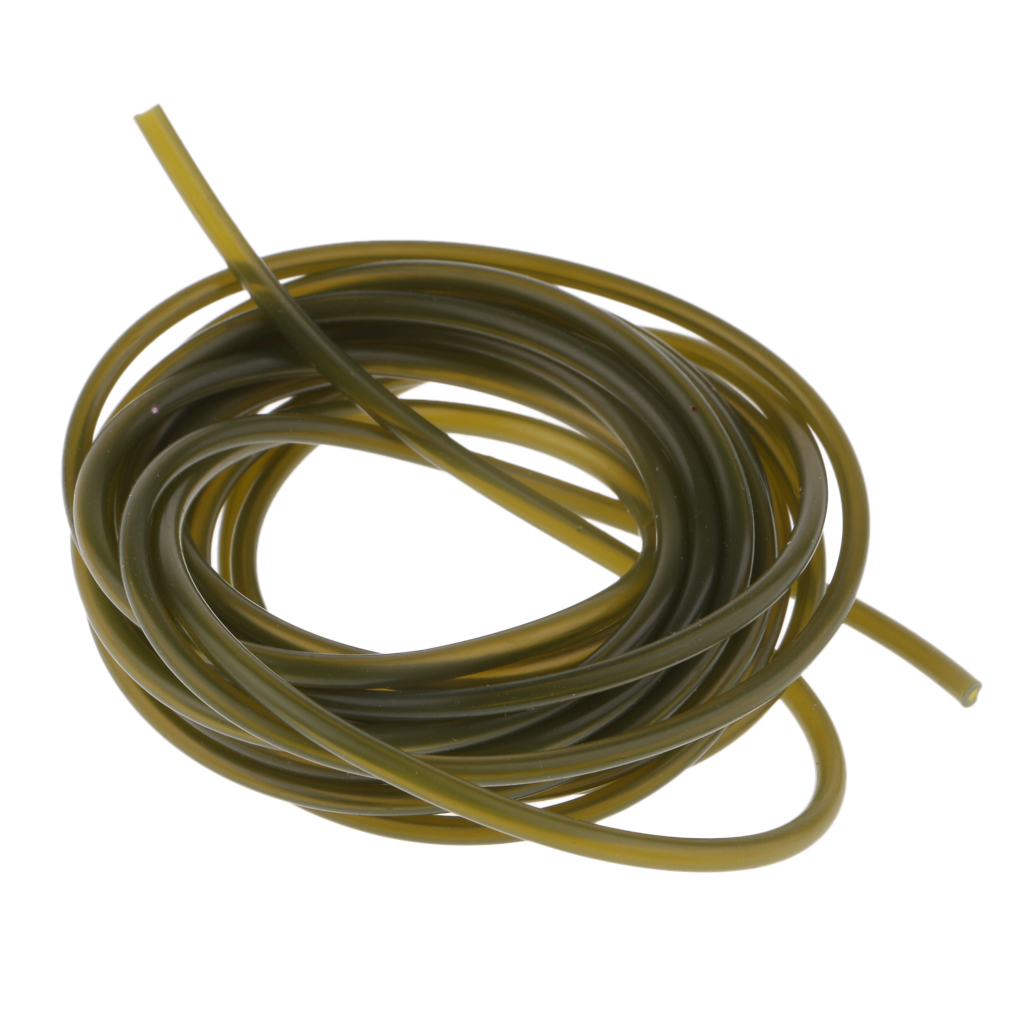 Durable 2m Rubber Rig Tube Sleeve Anti-Tangle Rig Tubing for Carp Fishing, Ensure the High Accuracy of Fishing