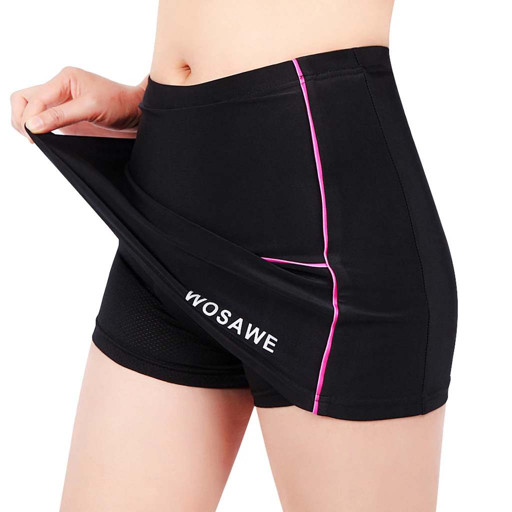 Women's Cycling Bicycle Shorts Pant-Skirt Shockproof Team Sports Safety Sportswear Running Skort