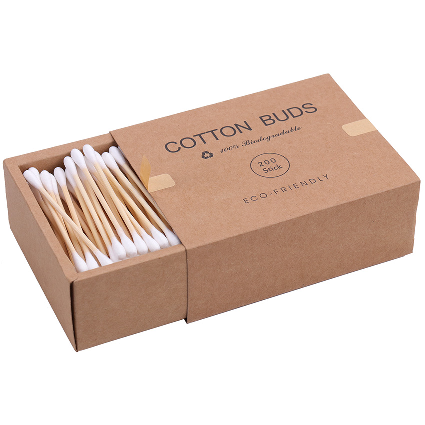 Best of 200PCS New Disposable Cotton Swabs Natural Bamboo Double Tipped Cotton Wood Sticks Ear Sticks Nose Ears Cleaning Tool Reviews & Tips