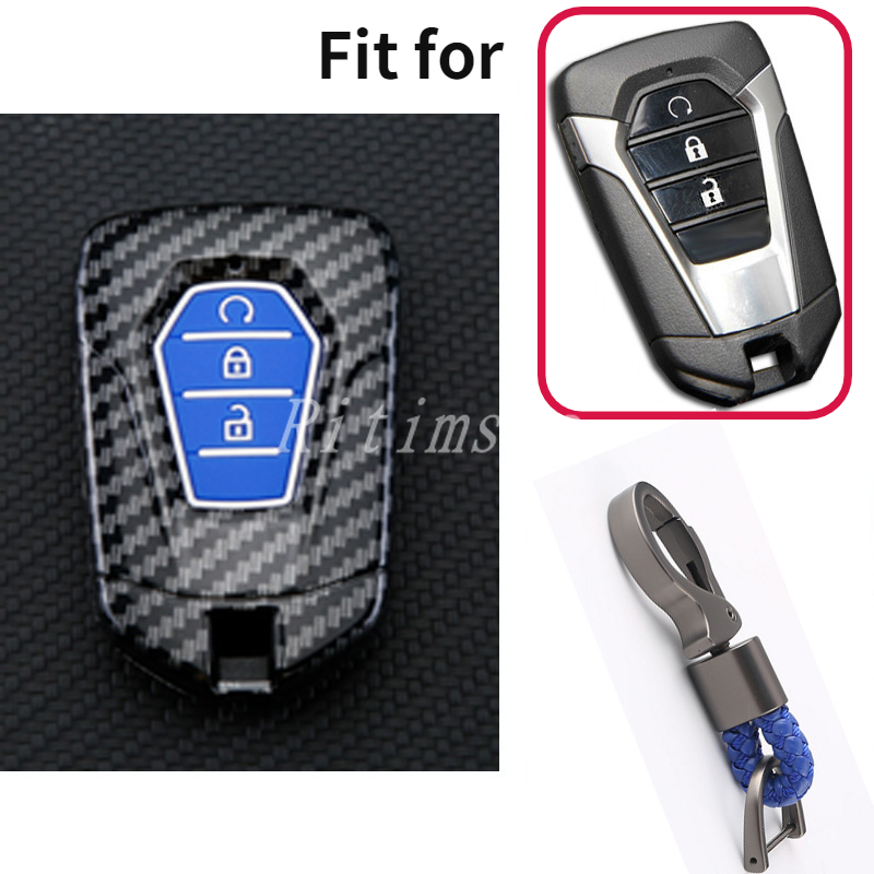 Nuova copertura della cassa chiave dell'automobile dell'abs del carbonio di arrivo per Isuzu d-max 2022 - H44a306ef1aa84930aa7a72e24c90ffddm