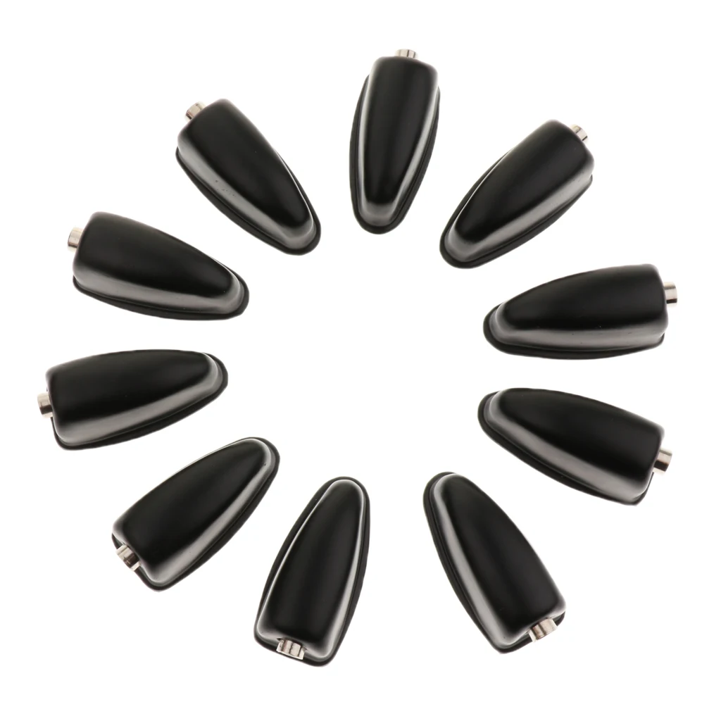 Tooyful Pack of 10 Iron Snare Drum Lugs Bass Drum Claw Hooks Percussion Instrument Accessory