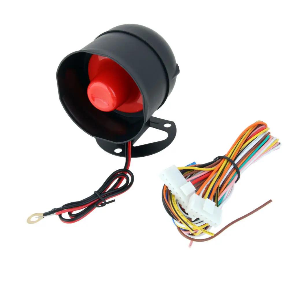 Car Vehicle Alarm Protection Security System Keyless Siren 2 Remote Control